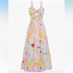 Grace Karin Boho Beach
Maxi Sundress with Pockets and Cutout Detail